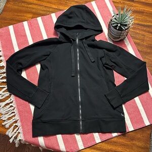 Eddie Bauer Women’s Motion Cosy Camp Full-Zip Hoodie Black Large-Tall